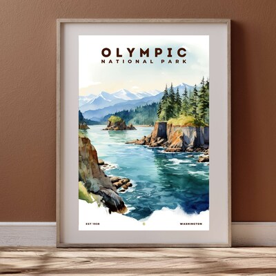 Olympic National Park Poster, Travel Art, Office Poster, Home Decor | S8 - image4